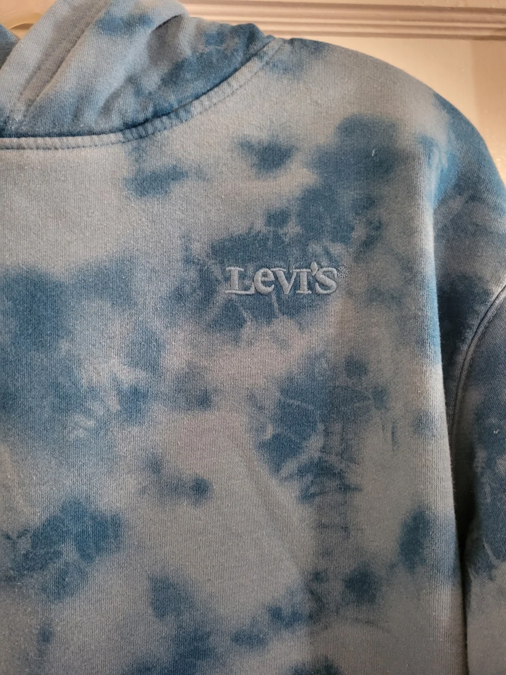 Levi's Boys Blue Tie-Dye Hoodie Sweatshirt Size XL
